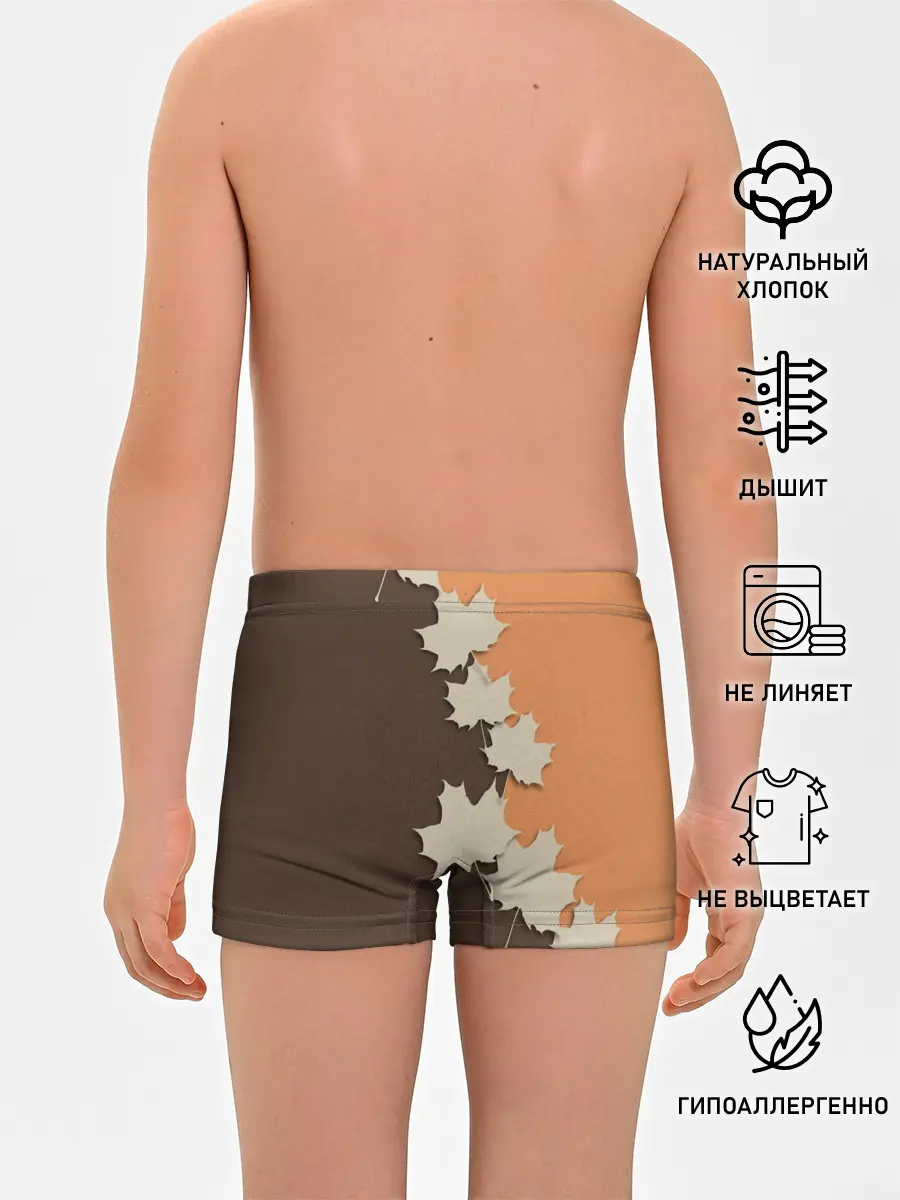 Трусы для мальчиков / ОСЕННИЕ ЛИСТЬЯ