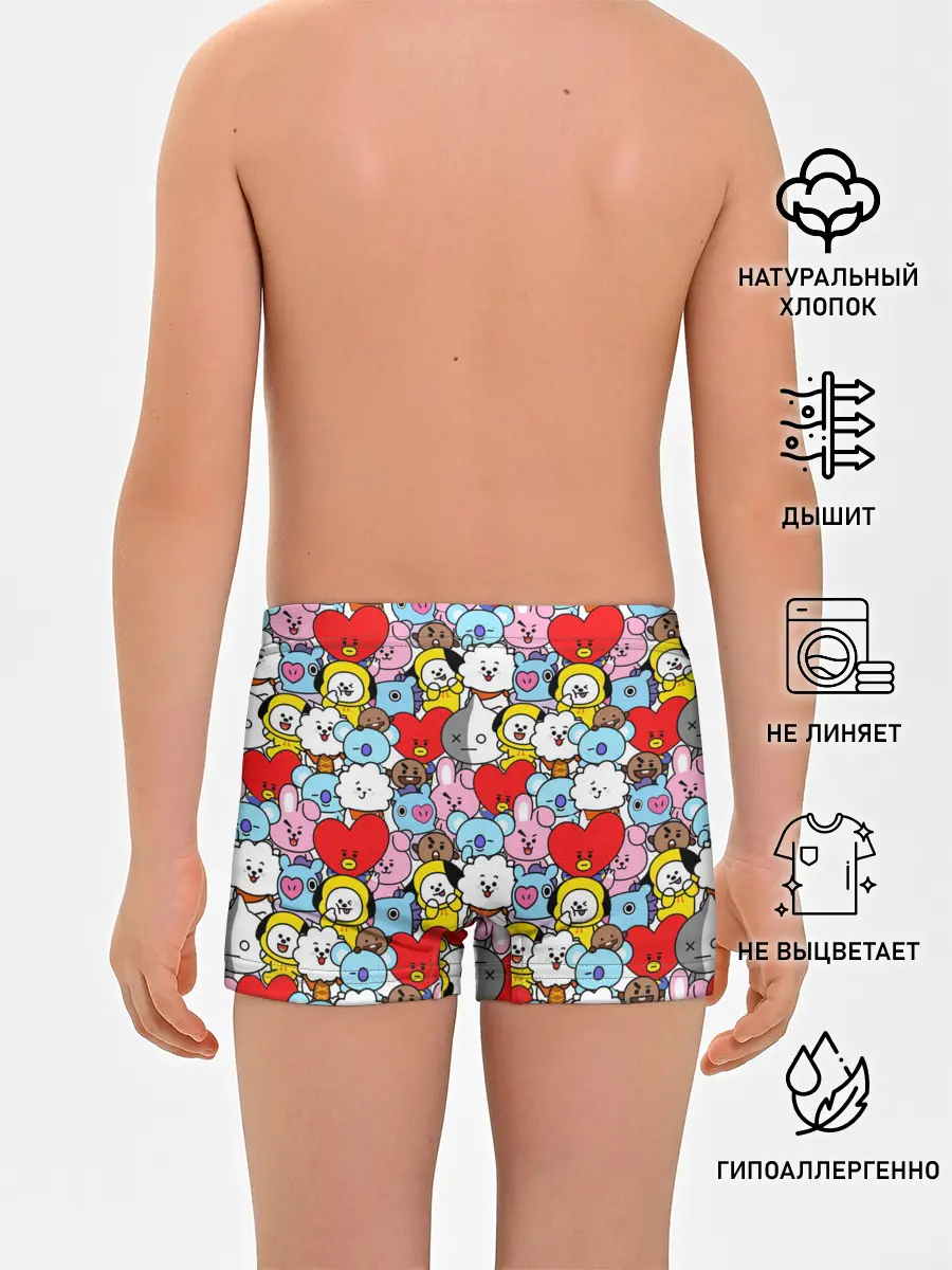 Трусы для мальчиков / BT21 / BTS