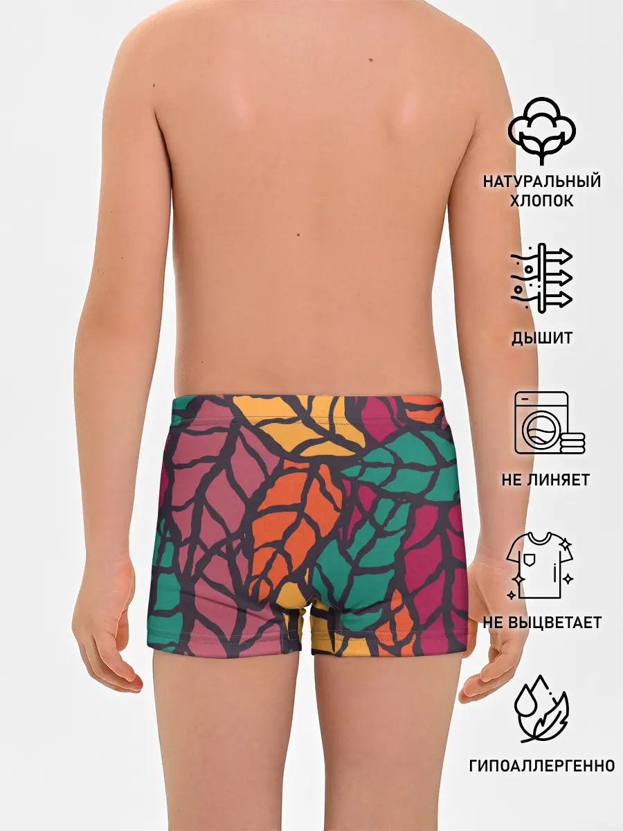 Трусы для мальчиков / Листья