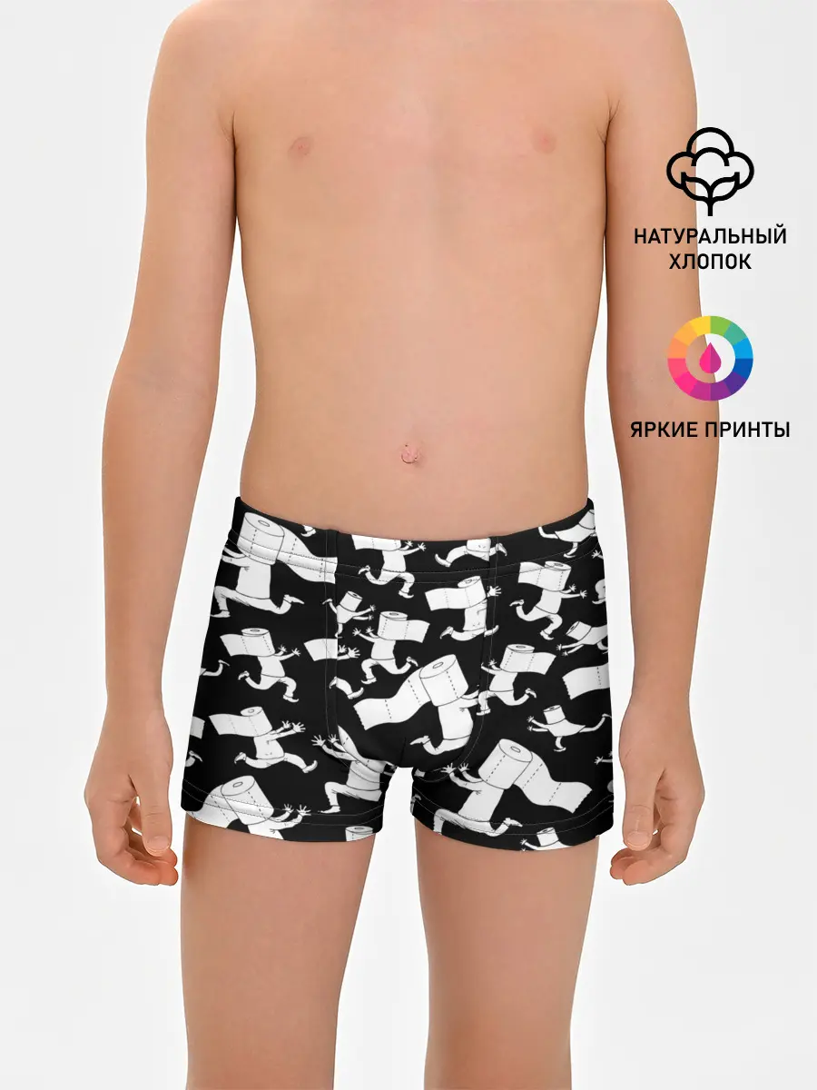 Трусы для мальчиков / Коронавирус