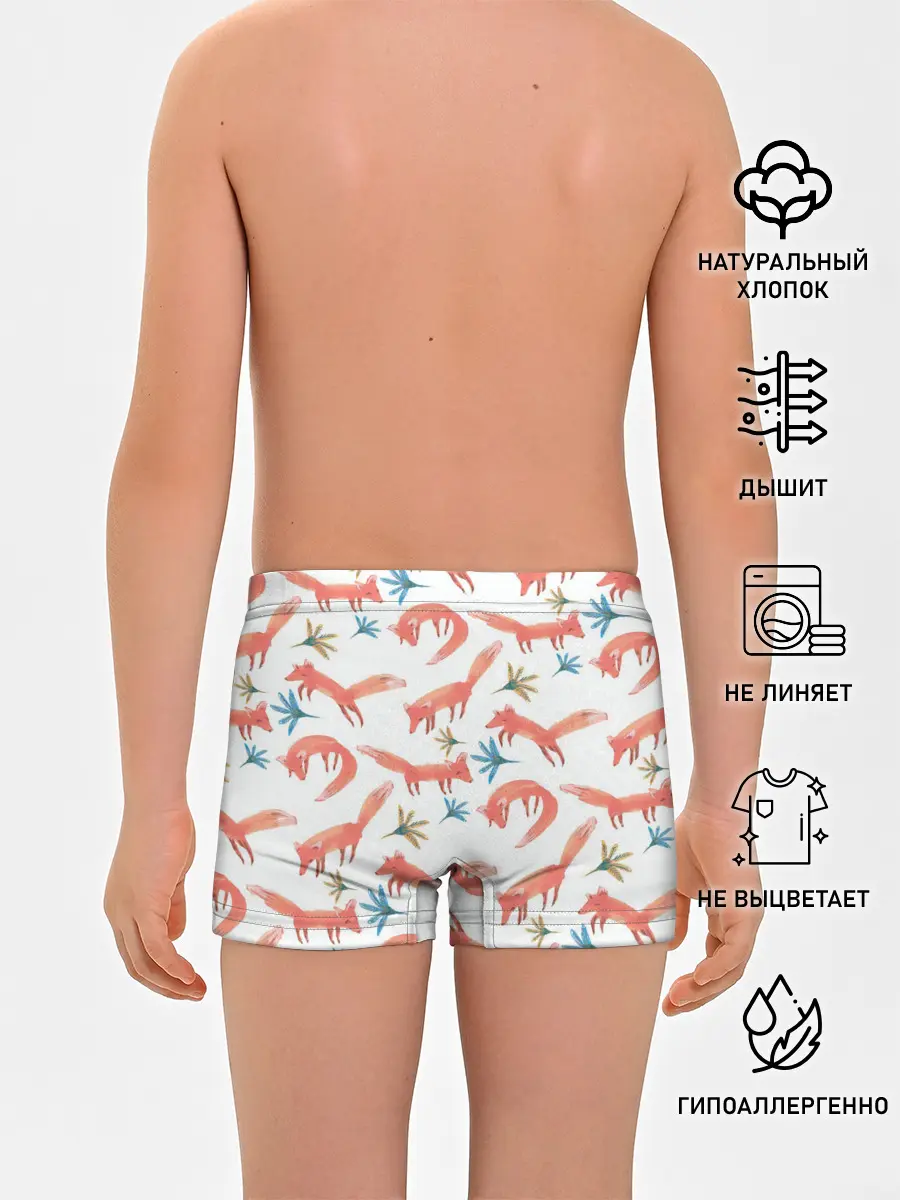 Трусы для мальчиков / Fox Pattern