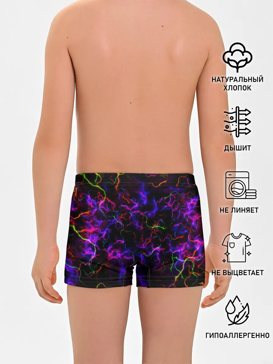 Трусы для мальчиков / Ночное Грозовое Небо