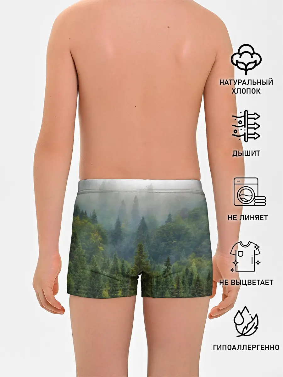 Трусы для мальчиков / Лес