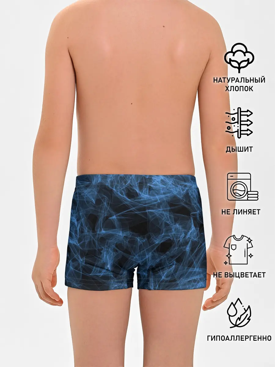 Трусы для мальчиков / Синяя паутина