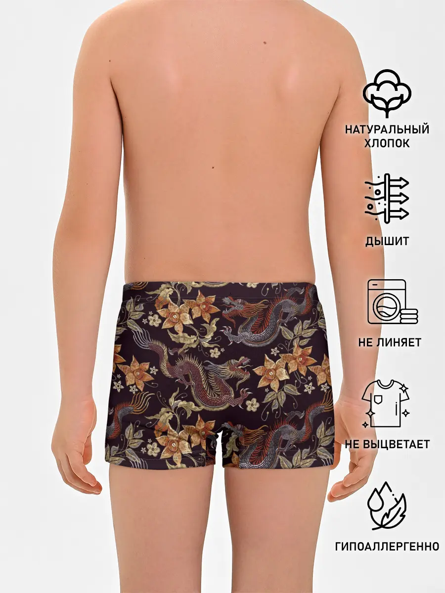 Трусы для мальчиков / Японские драконы