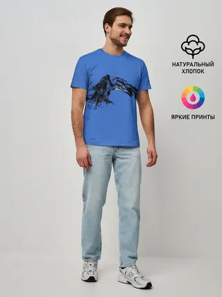 Мужская базовая футболка / Тень ворона