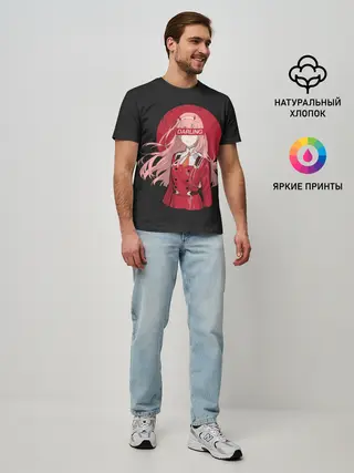 Мужская базовая футболка / Darling Zero Two Black