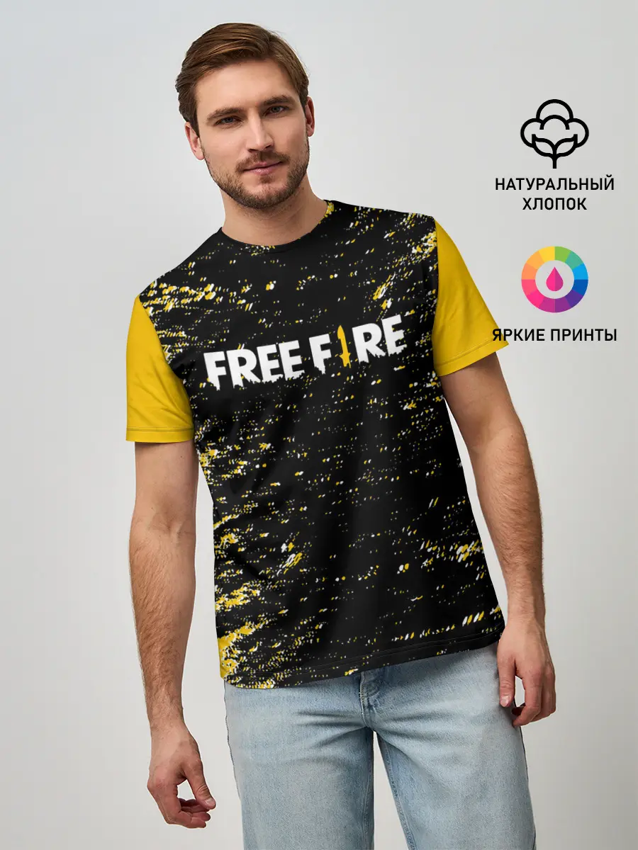 Мужская базовая футболка / Garena Free Fire - День Booyah.
