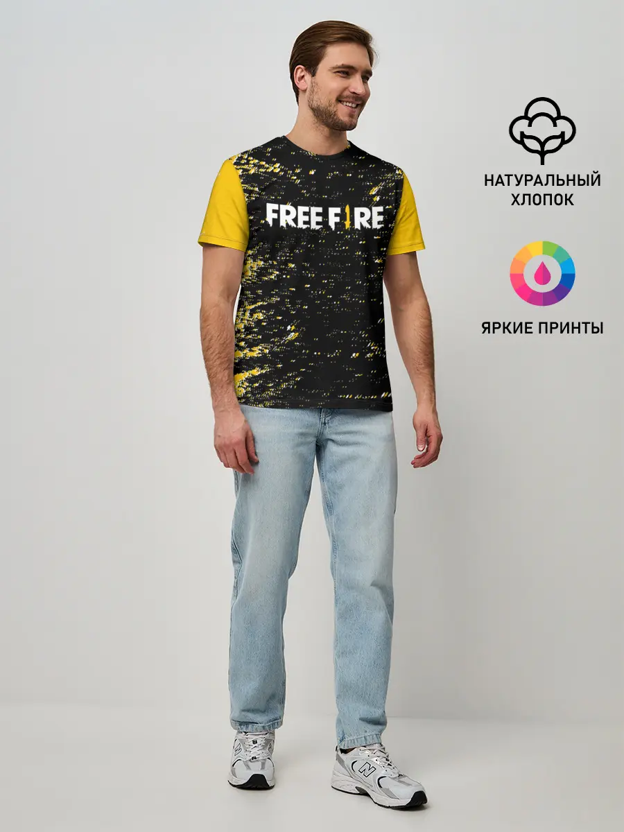 Мужская базовая футболка / Garena Free Fire - День Booyah.