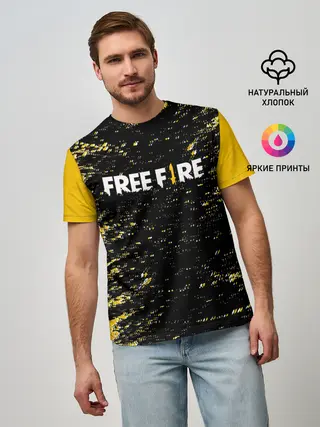 Мужская базовая футболка / Garena Free Fire - День Booyah.