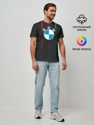 Мужская базовая футболка / BMW.