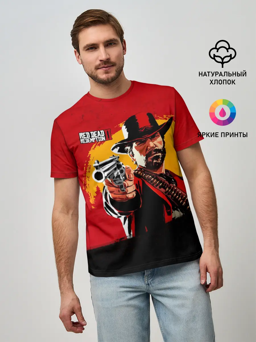 Мужская базовая футболка / Red Dead Redemption 2
