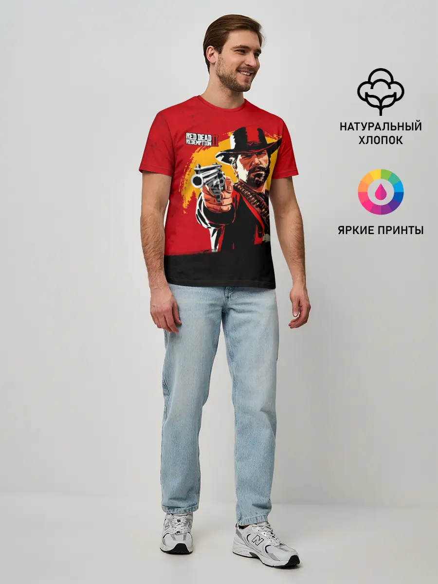Мужская базовая футболка / Red Dead Redemption 2