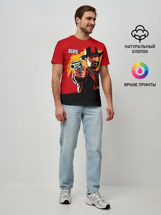Мужская базовая футболка / Red Dead Redemption 2