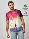 Мужская базовая футболка / КОСМИЧЕСКИЙ АРТ