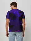 Мужская базовая футболка / СИНИЕ ПЛИТЫ 3D
