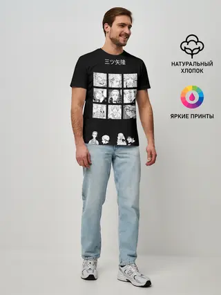 Мужская базовая футболка / Мицуя Такаши Токийские reveng