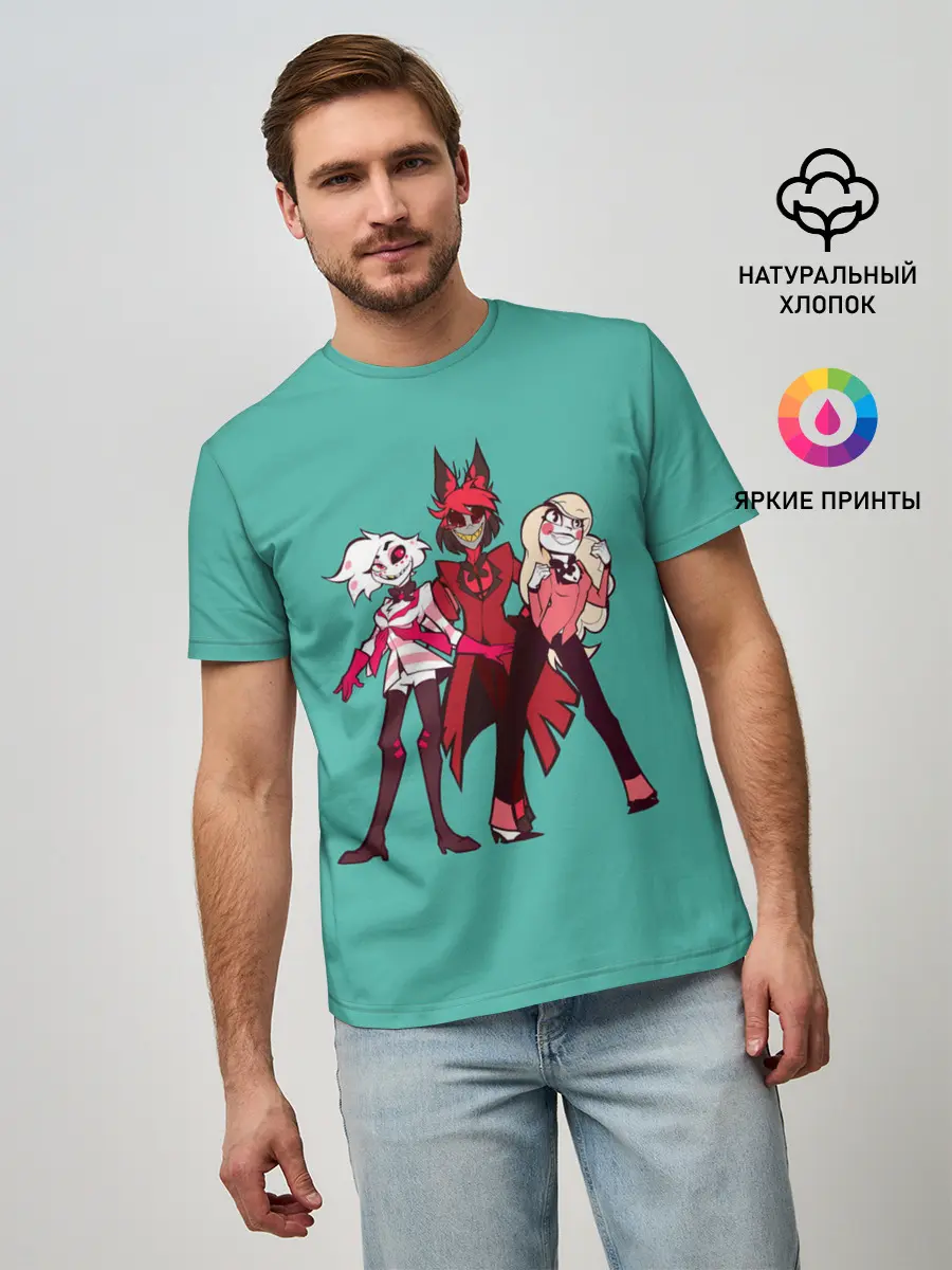 Мужская базовая футболка / Команда Хазбин