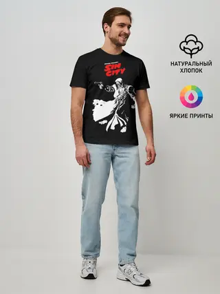 Мужская базовая футболка / Sin City - Marv