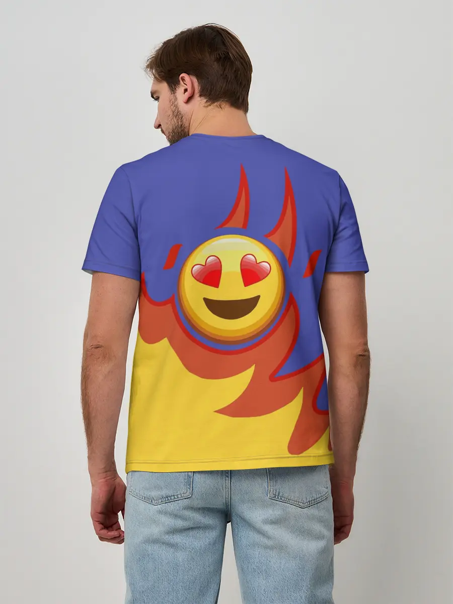 Мужская базовая футболка / Ты горишь как огонь v1