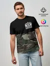 Мужская базовая футболка / Russia камуфляж