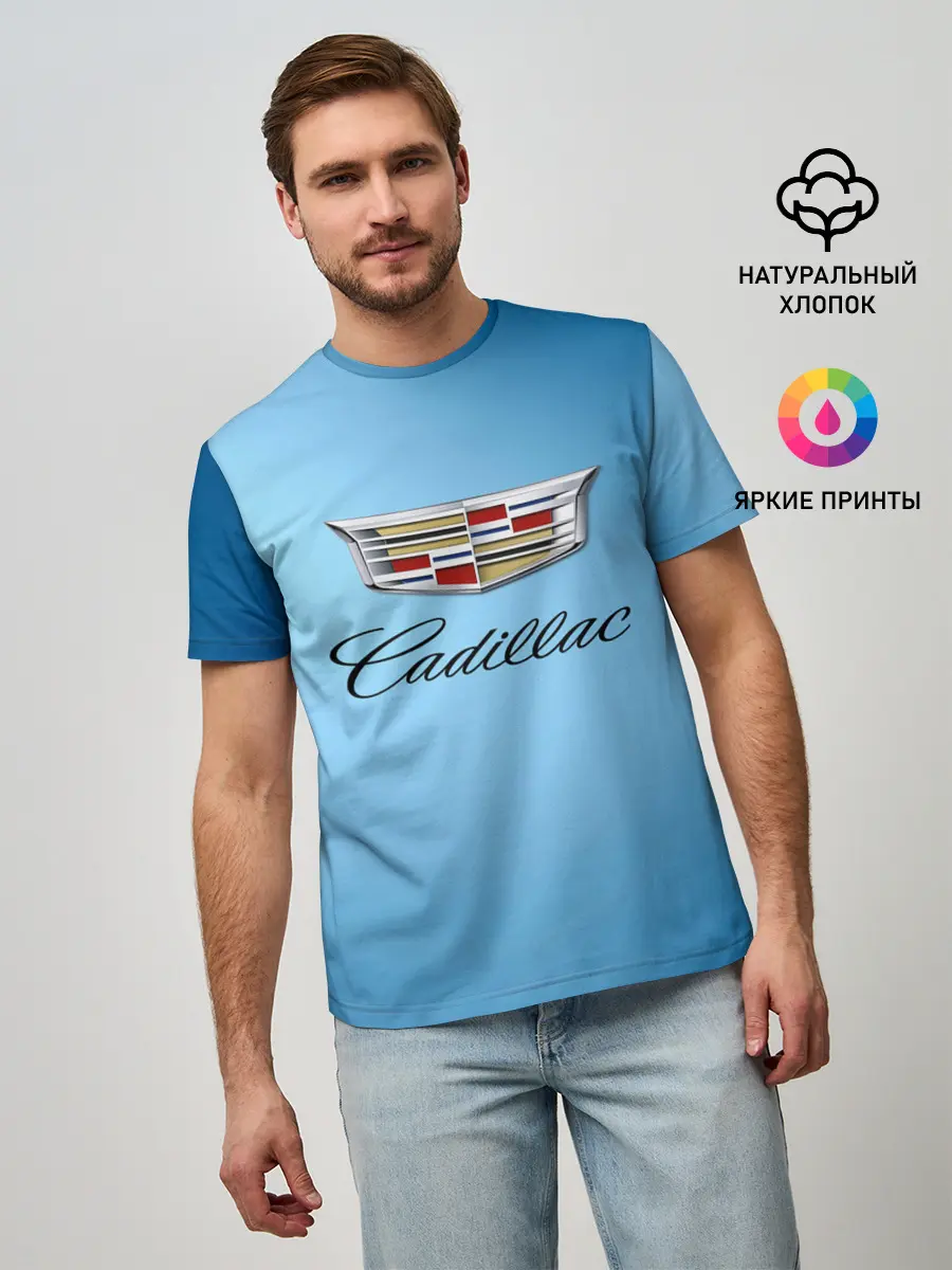 Мужская базовая футболка / cadillac