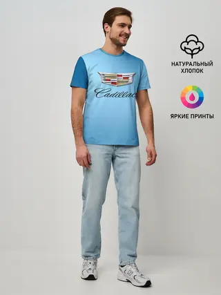 Мужская базовая футболка / cadillac