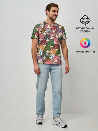 Мужская базовая футболка / Horimiya Chibi