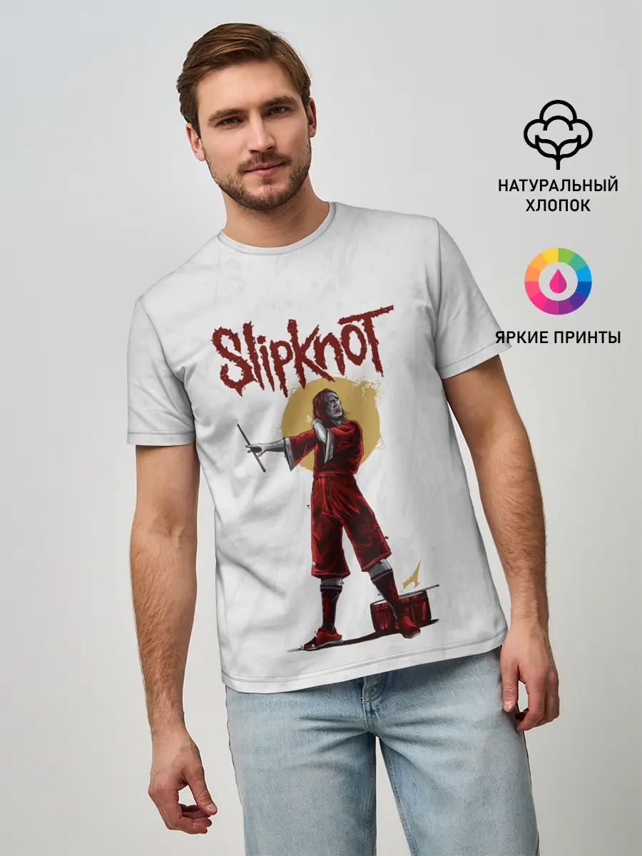 Мужская базовая футболка / SLIPKNOT | СЛИПКНОТ