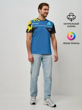 Мужская базовая футболка / Detroit:become