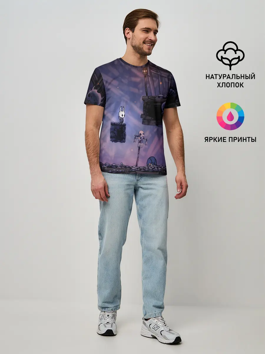 Мужская базовая футболка / HOLLOW KNIGHT