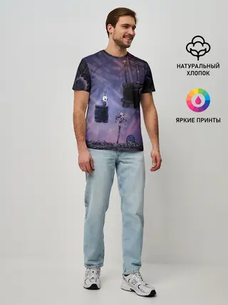 Мужская базовая футболка / HOLLOW KNIGHT