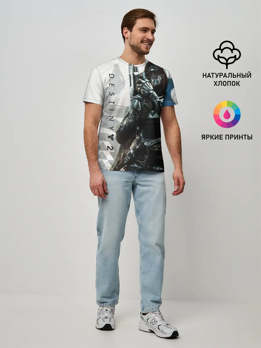 Мужская базовая футболка / DESTINY, HUNTER