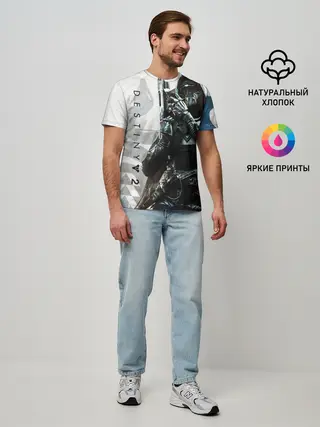 Мужская базовая футболка / DESTINY, HUNTER