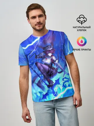 Мужская базовая футболка / Rosaria | Genshin Impact