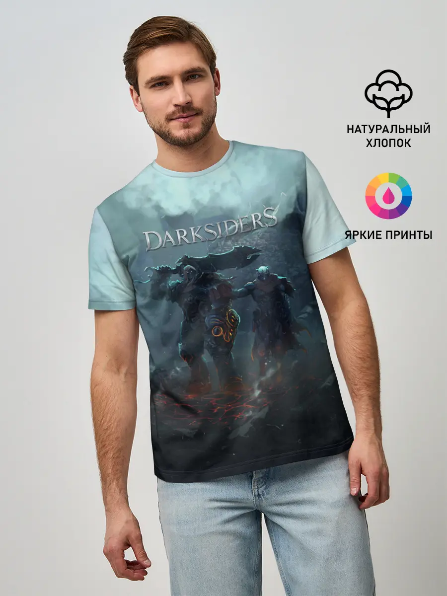 Мужская базовая футболка / Darksiders | Гнев Войны