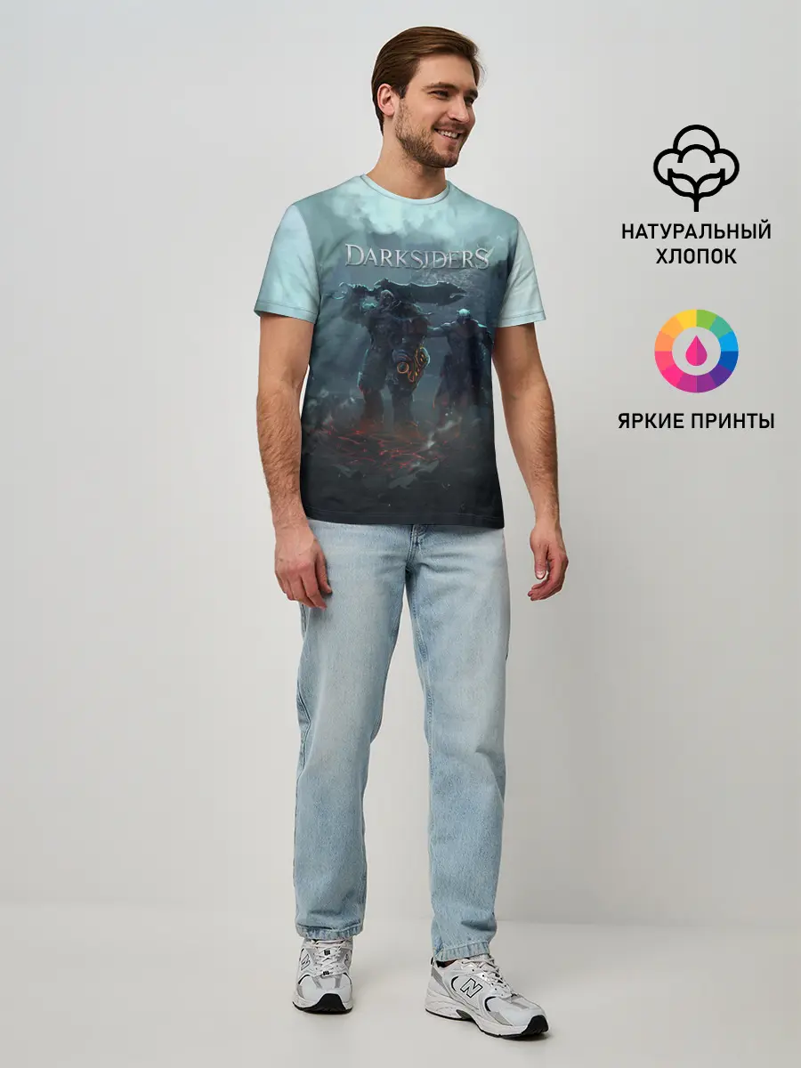 Мужская базовая футболка / Darksiders | Гнев Войны