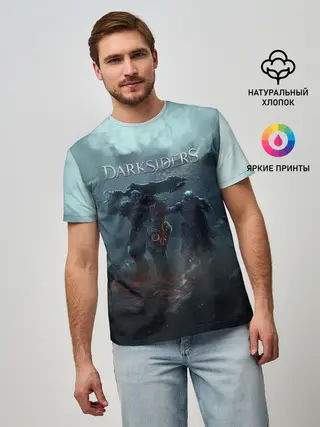 Мужская базовая футболка / Darksiders | Гнев Войны