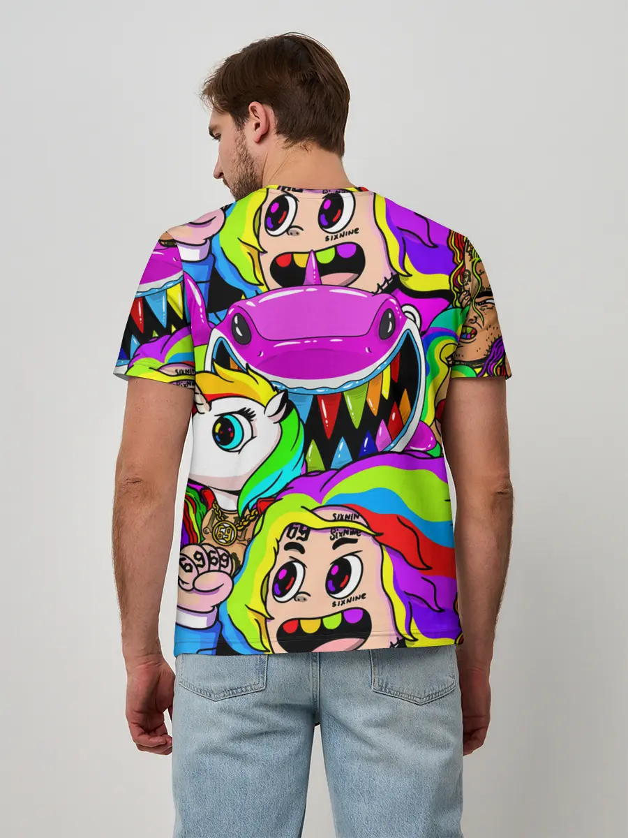 Мужская базовая футболка / 6IX9INE