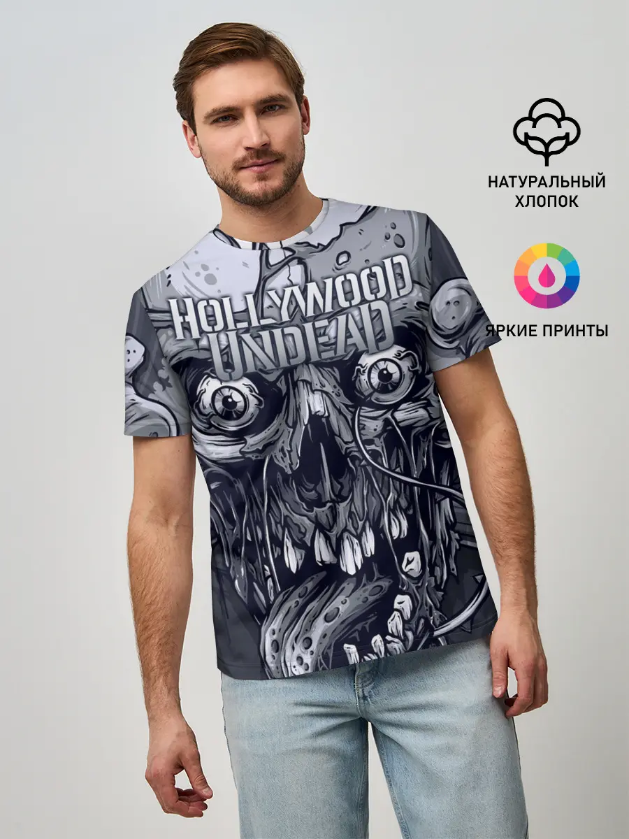 Мужская базовая футболка / Hollywood Undead