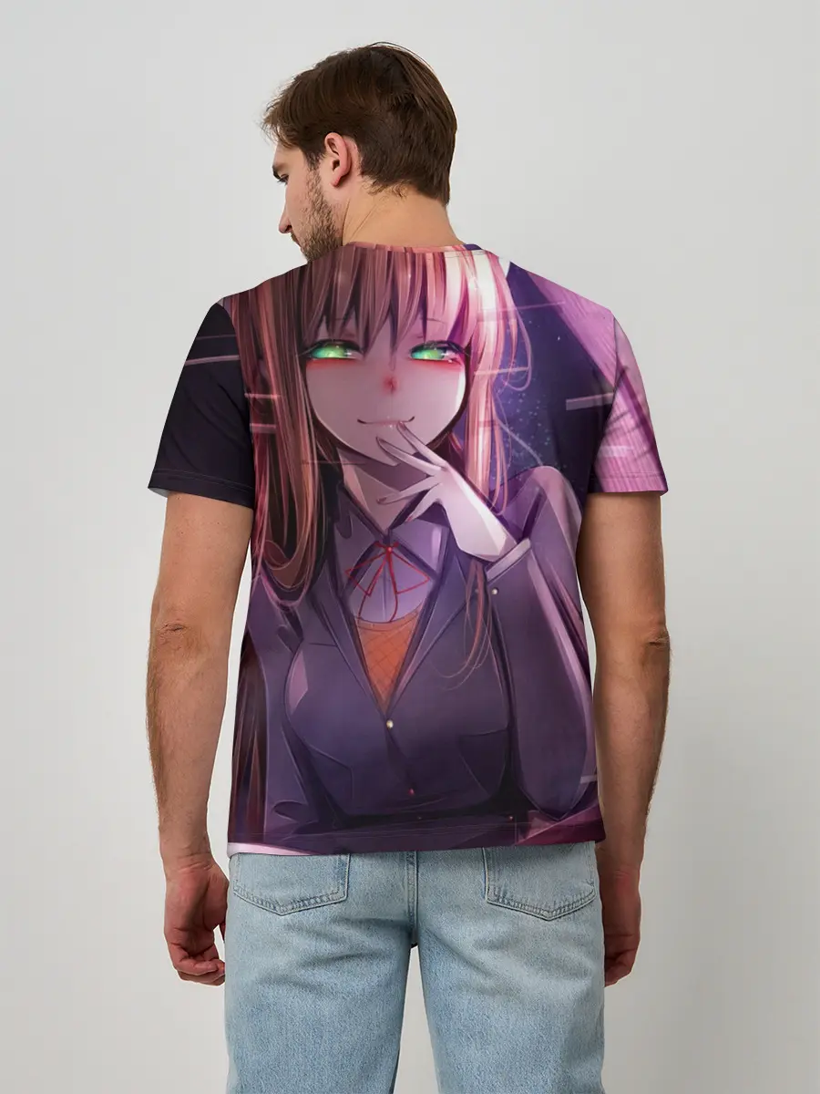 Мужская базовая футболка / Monika Doki Doki