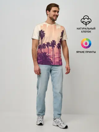 Мужская базовая футболка / Los Angeles