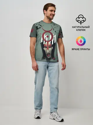 Мужская базовая футболка / Marilyn Manson | Мерилин Мэнсон