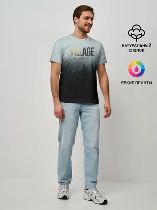 Мужская базовая футболка / Resident Evil Village