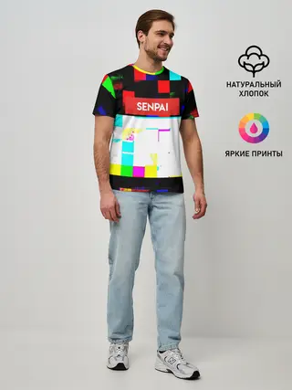 Мужская базовая футболка / SENPAI