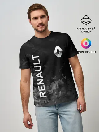 Мужская базовая футболка / Рено, текстура