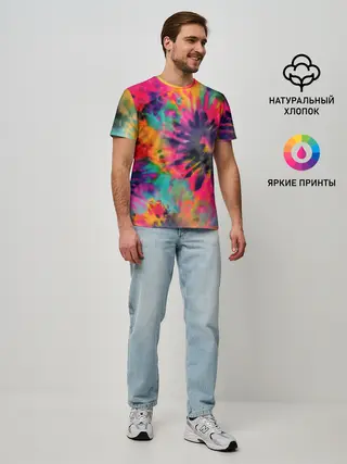 Мужская базовая футболка / Хиппи