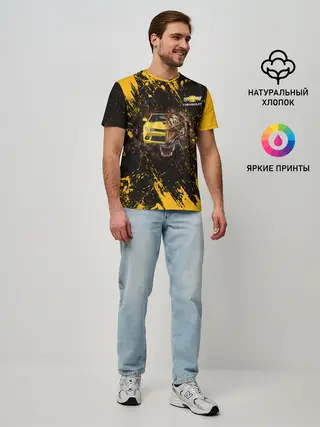 Мужская базовая футболка / Chevrolet