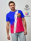 Мужская базовая футболка / FC BARCELONA / ФК БАРСЕЛОНА