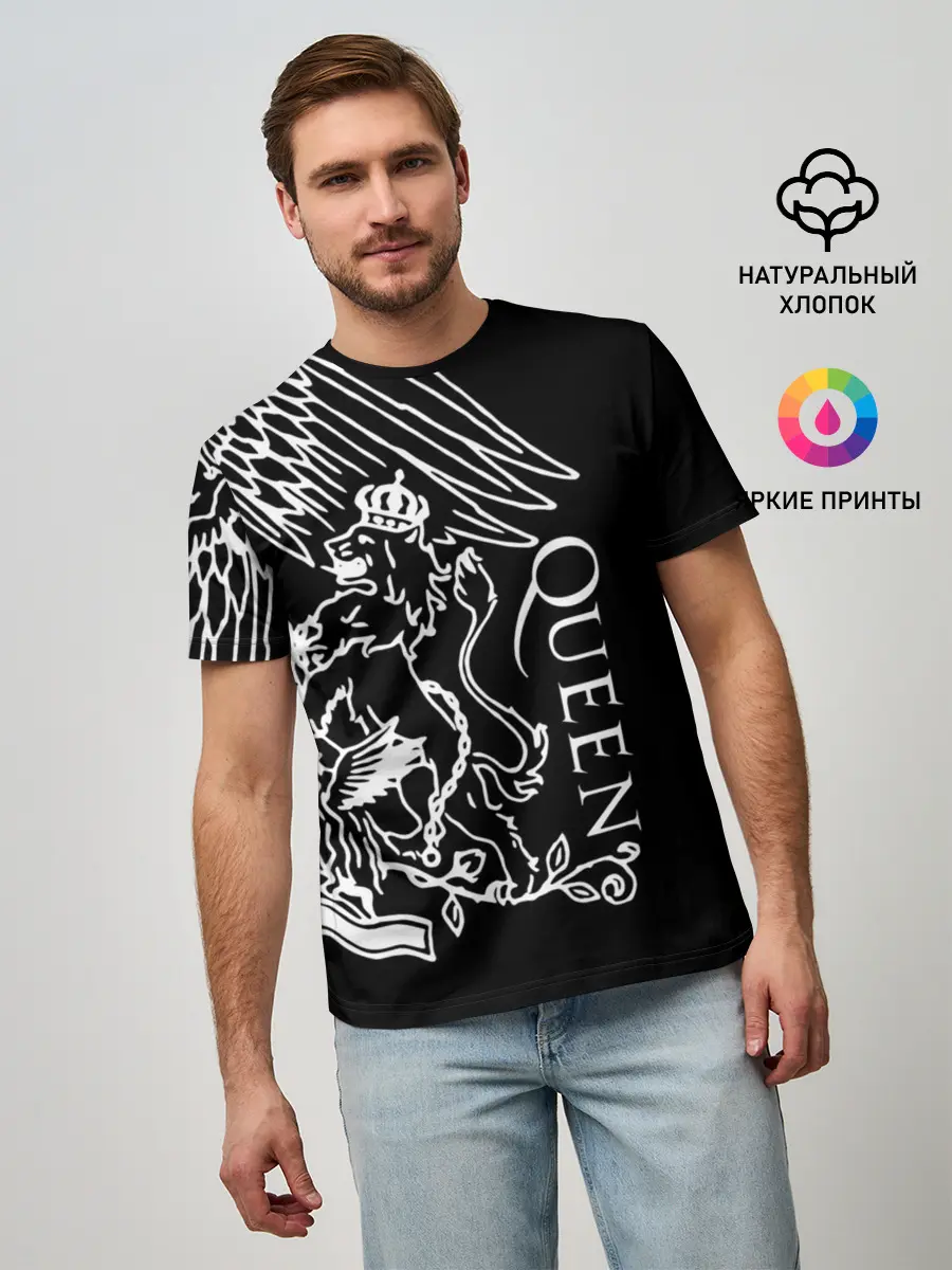 Мужская базовая футболка / Queen